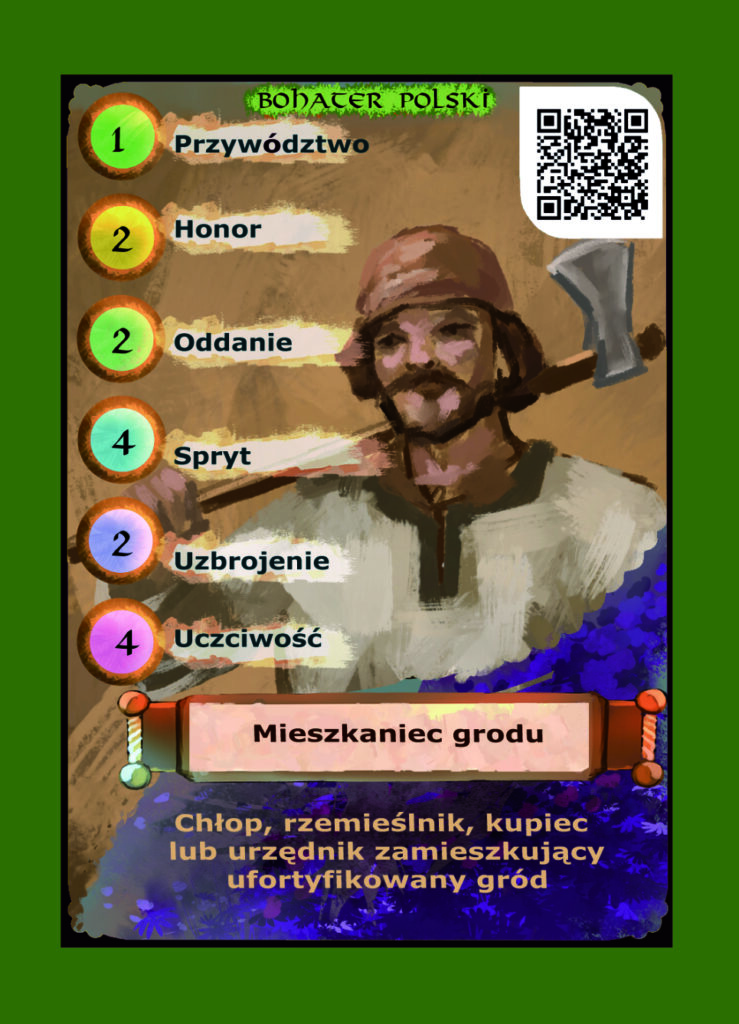 Mieszkaniec grodu piastów